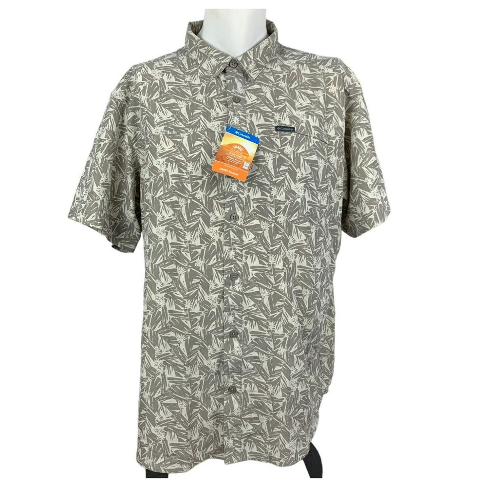COLUMBIA Seaview Sky Print Short Sleeve Shirt